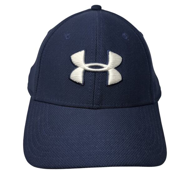 Under Armour Fitted Hat Blue XL Embroidered Logo UA Classic Fit Outdoor - Picture 1 of 10